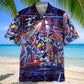 Dancing Trampoline Hawaiian Shirt For Coastal Travel, Casual Events, And Comfortable Summer Wear