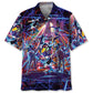 Dancing Trampoline Hawaiian Shirt For Coastal Travel, Casual Events, And Comfortable Summer Wear