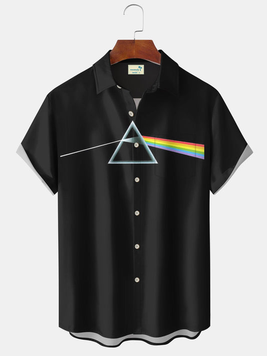 Lunar Rock Music Hawaiian Shirt For Resort Trips, Coastal Parties, And Warm Weather Style