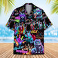 Neon Island Bowling Cat Aloha Hawaiian Shirt For Island Vacations, Resort Wear, And Relaxed Seasonal Style