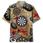 Vintage Dart Hawaiian Shirt For Active Holidays, Resort Trips, And Warm Weather Gatherings