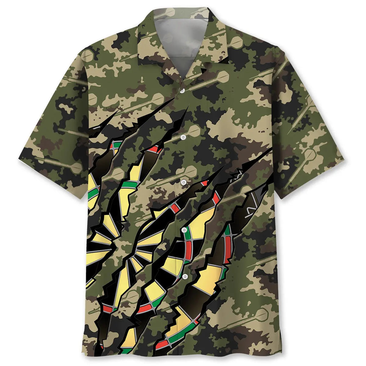 Hawaiian Shirt / Adults / S Darts Camo Hawaiian Shirt