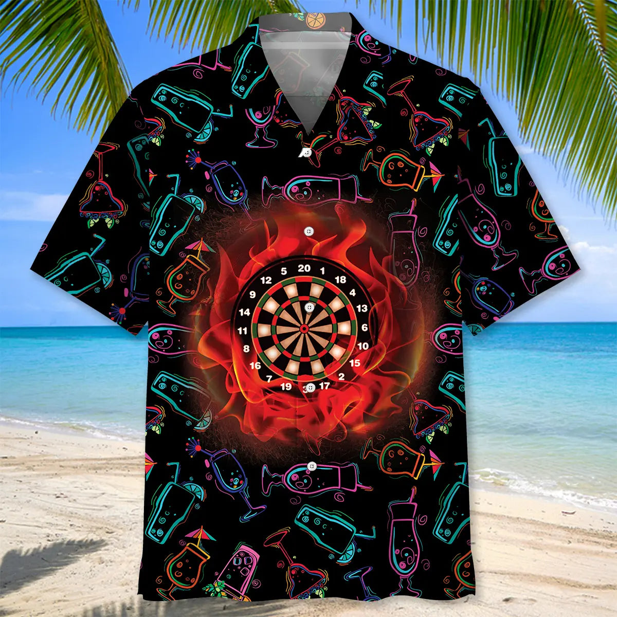 Darts Drink Hawaiian Shirt For Beach Days, Summer Outings, And Thoughtful Gift Giving