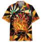Darts Skull Hawaiian Shirt For Summer Vacation, Beach Travel, And Casual Wear