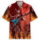 Gothic Rock Music Hawaiian Shirt For Festival Travel, Beach Gatherings, And Relaxed Summer Style