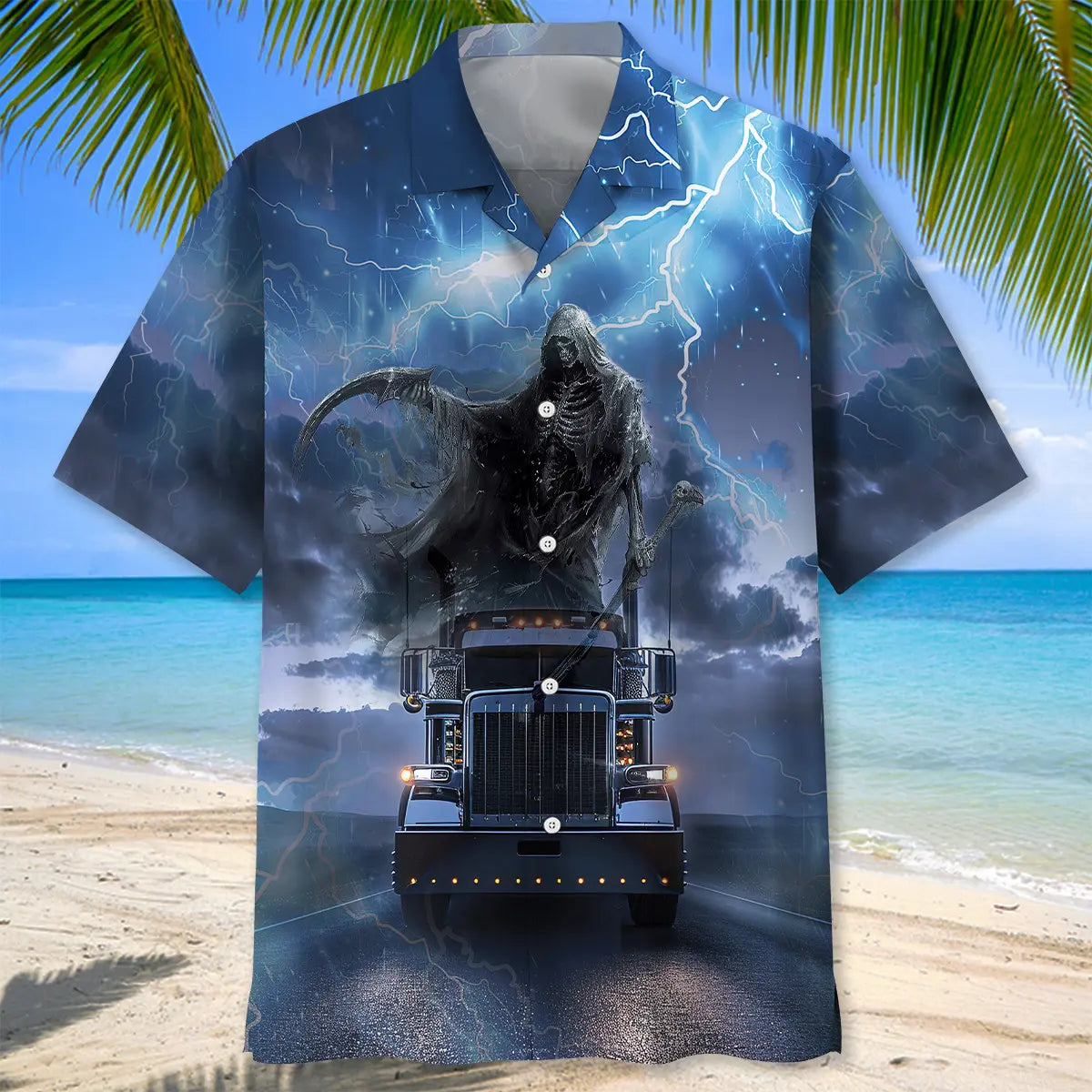 Gothic Creative Memento Hawaiian Shirt For Beach Days, Summer Outings, And Thoughtful Gift Giving