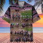 Derby Horse Racing Hawaiian Shirt For Resort Trips, Coastal Parties, And Warm Weather Style