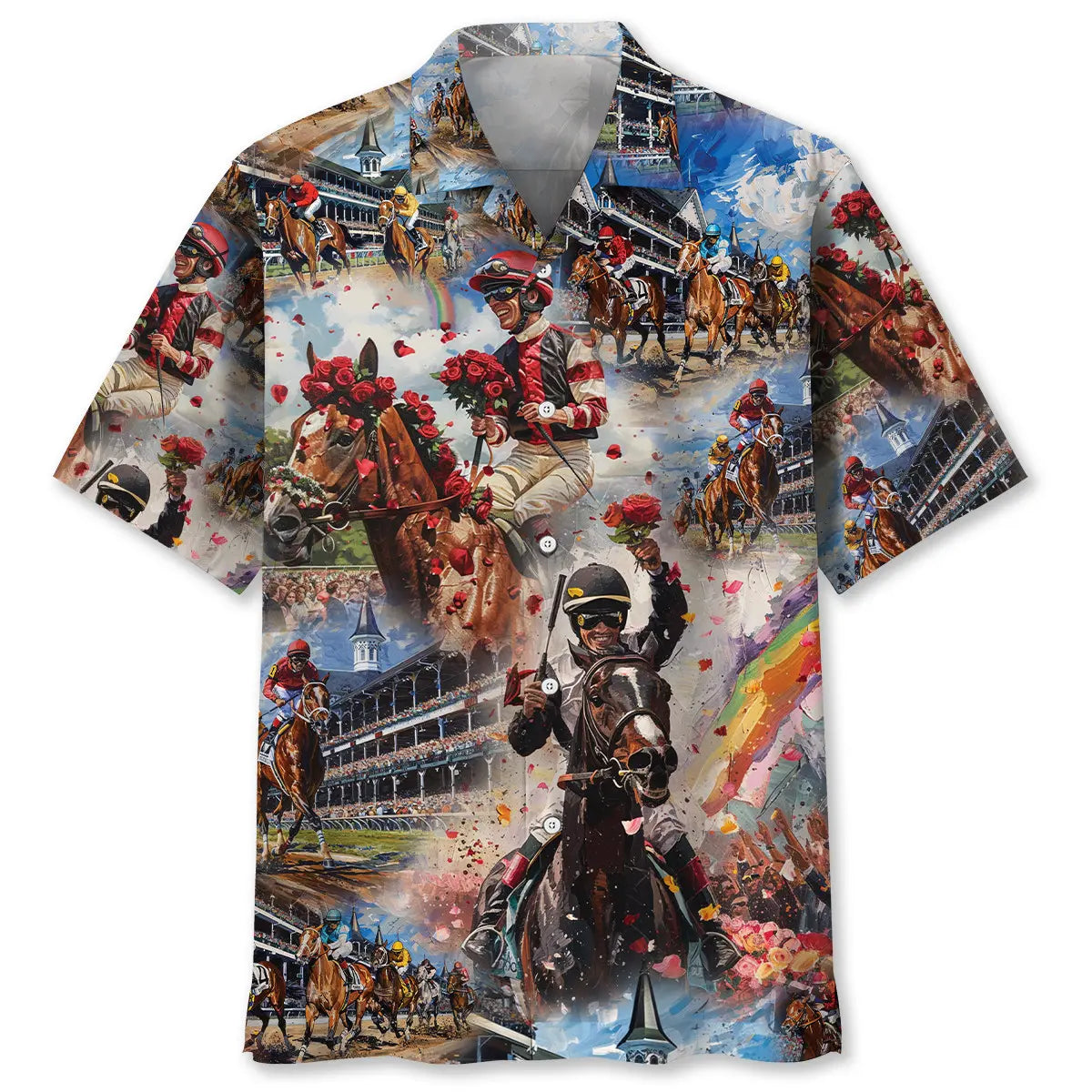 Derby Horse Racing Winner Hawaiian Shirt For Seasonal Celebration And Summer Event Style