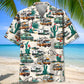 Desert Camping Car Hawaiian Shirt For Coastal Travel, Casual Events, And Comfortable Summer Wear