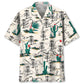 Desert Disc Golf Hawaiian Shirt For Island Vacations, Resort Wear, And Relaxed Seasonal Style