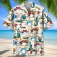 Desert Drum Hawaiian Shirt For Coastal Travel, Casual Events, And Comfortable Summer Wear
