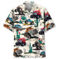 Desert Funny Monster Truck Hawaiian Shirt For Seasonal Celebration, Relaxed Getaway, And Everyday Comfort