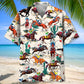 Desert Horse Racing Hawaiian Shirt For Road Trip Adventures, Resort Days, And Comfortable Everyday Wear
