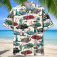 Classic Desert Hot Rod Car Hawaiian Shirt For Coastal Travel, Casual Events, And Comfortable Summer Wear