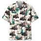 Desert Hot Rod Racing Historic Highway Hawaiian Shirt For Coastal Travel, Casual Events, And Comfortable Summer Wear