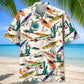 Desert Kayaking Hawaiian Shirt For Coastal Travel, Casual Events, And Comfortable Summer Wear