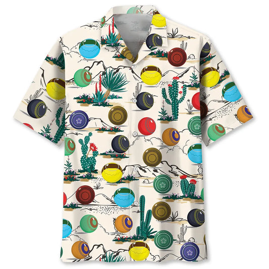 Desert Lawn Bowl Hawaiian Shirt For Beach Days, Summer Outings, And Thoughtful Gift Giving