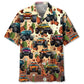 Desert Monster Truck Hawaiian Shirt For Resort Trips, Coastal Parties, And Warm Weather Style