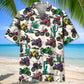 Desert Motorcycle Racing Hawaiian Shirt For Tropical Holidays, Outdoor Gatherings, And Everyday Comfort