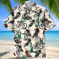 Desert Mountain Bike Racing Hawaiian Shirt For Automotive Enthusiasts, Coastal Trips, And Casual Warm Weather Style