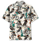 Desert Mountain Bike Racing Hawaiian Shirt For Automotive Enthusiasts, Coastal Trips, And Casual Warm Weather Style