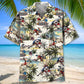 Summer Desert Palm Tree Wrestling Hawaiian Shirt For Summer Vacation, Beach Travel, And Casual Wear