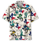 Desert Texas Motorcycle Hawaiian Shirt For Resort Holiday, Island Getaway, And Thoughtful Gifting