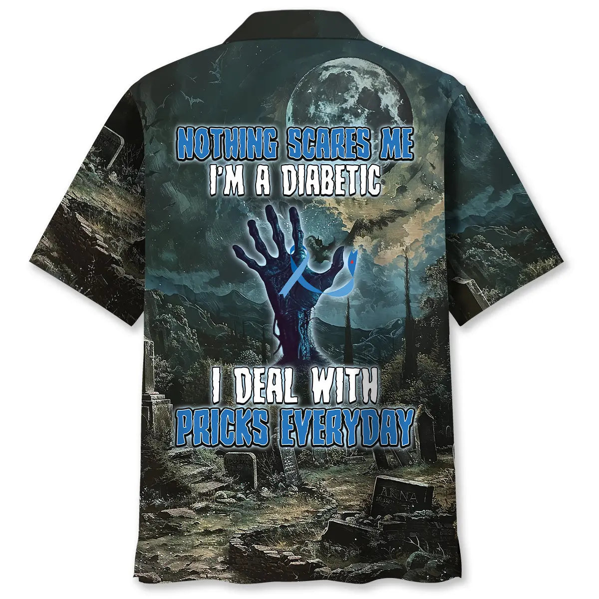 Diabetes Warrior Hawaiian Shirt For Coastal Travel, Casual Events, And Comfortable Summer Wear