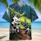 Dirt Bike Dad And Son Hawaiian Shirt For Island Getaway And Casual Wear
