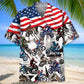 Dirt Bike Racing Hawaiian Shirt For Road Trip Adventures, Resort Days, And Comfortable Everyday Wear