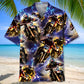 Dirt Bike Racing Hawaiian Shirt For Summer Vacation, Beach Travel, And Casual Wear