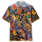 Vintage Creative Dirt Bike Hawaiian Shirt For Tropical Holidays, Outdoor Gatherings, And Everyday Comfort