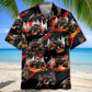 Dirt Monster Truck Hawaiian Shirt For Road Trip Adventures, Resort Days, And Comfortable Everyday Wear