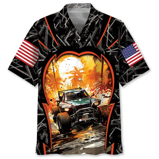 Dirt Track Quarter Midget Car Racing Hawaiian Shirt For Beach Days, Summer Outings, And Thoughtful Gift Giving