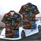 Island Summer Dirt Track Racing Aloha Hawaiian Shirt For Coastal Travel, Casual Events, And Comfortable Summer Wear