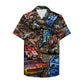 Island Summer Dirt Track Racing Aloha Hawaiian Shirt For Coastal Travel, Casual Events, And Comfortable Summer Wear
