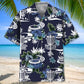Disc Golf Blue Nature Hawaiian Shirt For Weekend Escape And Seasonal Wardrobe