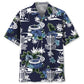 Disc Golf Blue Nature Hawaiian Shirt For Poolside Gathering And Warm Weather Fashion