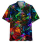 Colorful Disc Golf Hawaiian Shirt For Summer Vacation, Beach Travel, And Casual Wear