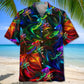 Colorful Disc Golf Hawaiian Shirt For Sports Fans, Summer Outings, And Relaxed Vacation Wear