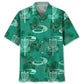 Disc Golf Kelly Green Hawaiian Shirt For Beach Days, Summer Outings, And Thoughtful Gift Giving