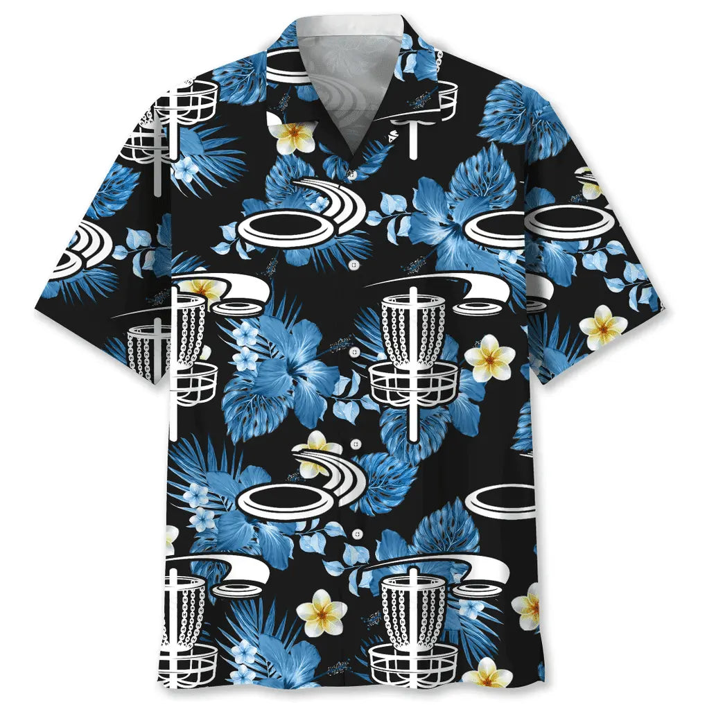 Disc Golf Nature Hawaiian Shirt For Coastal Travel, Casual Events, And Comfortable Summer Wear