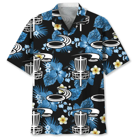Disc Golf Nature Hawaiian Shirt For Coastal Travel, Casual Events, And Comfortable Summer Wear