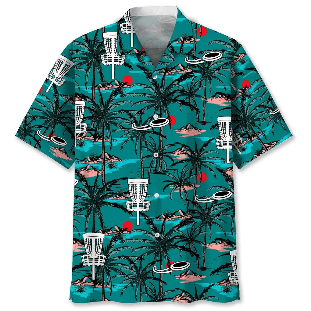 Vintage Disc Golf Hawaiian Shirt For Beach Days, Weekend Events, And Thoughtful Gift Giving