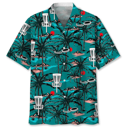 Vintage Disc Golf Hawaiian Shirt For Beach Days, Weekend Events, And Thoughtful Gift Giving