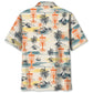 Vintage Disc Golf Palm Tree Hawaiian Shirt For Tropical Holidays, Outdoor Gatherings, And Everyday Comfort