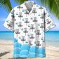 Disc Golf White Hawaiian Shirt For Beach Days, Summer Outings, And Thoughtful Gift Giving