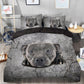 Gray Pit Bull Dog Sleeping Bedding Cover For Pet Lover Bedroom Decor
