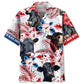 Black Angus Cattle Humor Hawaiian Shirt For Summer Vacation, Beach Travel, And Casual Wear