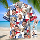 Texas Pride Personalized Photo Face Family Hawaiian Shirt For Beach Days, Summer Outings, And Thoughtful Gift Giving